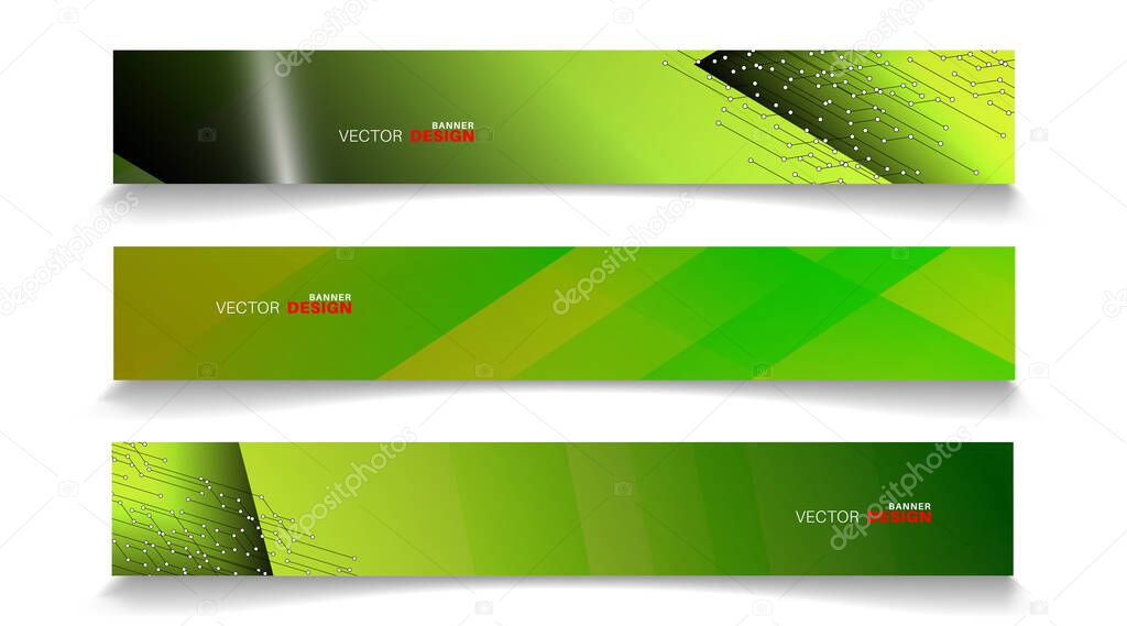 set banner abstract background . vector editable for your design