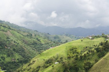 Kolombiya And Dağları 'ndaki dağ manzarası