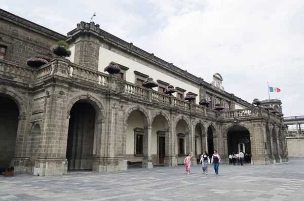 Pohled z exteriéru na hrad Chapultepec — Stock fotografie