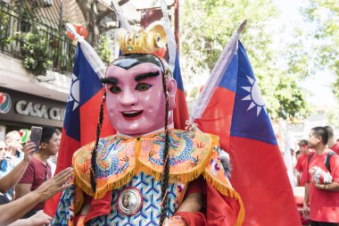 Koca kafalı Buddha, 2020 Çin Yeni Yıl Festivali 'nde