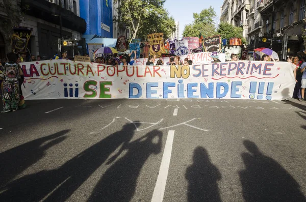 Capital Federal Buenos Aires Argentina Feb 2016 You Don Repress — Stockfoto