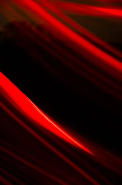 Fondo Abstracto Elegante Líneas Luz Roja Sobre Fondo Negro —  Fotos de Stock