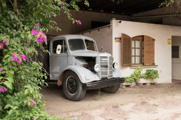 Carmelo Colonia Uruguay Dec 2018 Irurtia Vineyards Old Bedford Truck — 스톡 사진