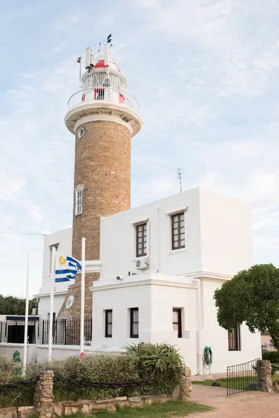 Montevideo / Uruguay, 28 Aralık 2018: Punta Brava veya Punta Carretas Deniz Feneri
