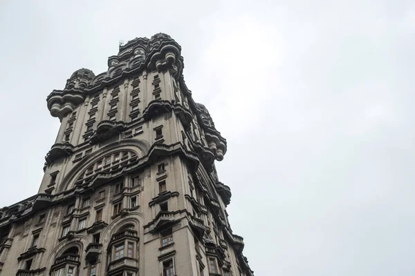 Montevideo Uruguay Diciembre 2018 Vista Exterior Del Palacio Salvo Edificio — Foto de Stock