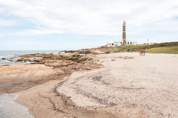 Cabo Polonio Uruguai Paisagem Verão Praia Reserva Leão Marinho Farol — Fotografia de Stock