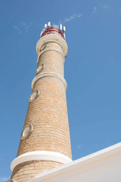 Torre Farol Cabo Polonio Rocha Uruguai Belo Destino Turístico — Fotografia de Stock