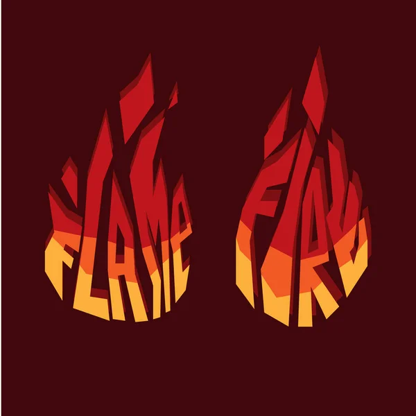 Feuer aus Briefen ziehen — Stockfoto
