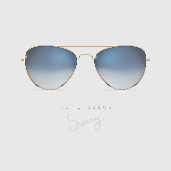 Moda mavi güneş gözlüğü