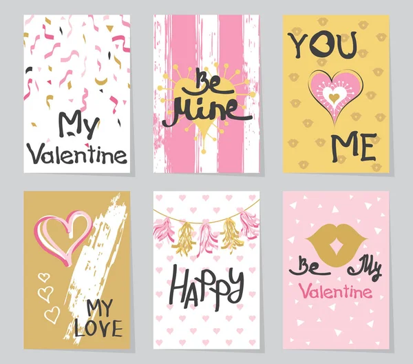 Valentine's creative card — Stock Vector