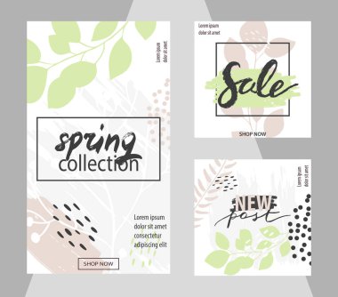 Düğün şablonu, reklam afişleri, davetiyeler, gönderiler, c