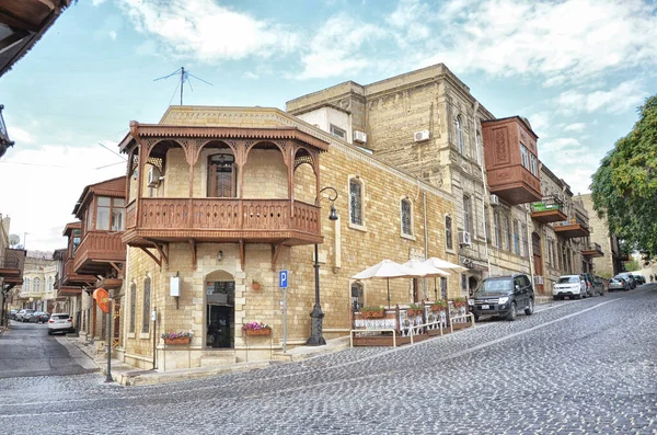 Μπακού Αζερμπαϊτζάν Ιουνίου 2012 Οδός Στο Icheri Sheher Παλιά Πόλη — Φωτογραφία Αρχείου