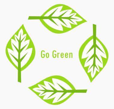 yeşil yaprakları vektör