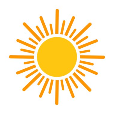 Güneş vektör çizim