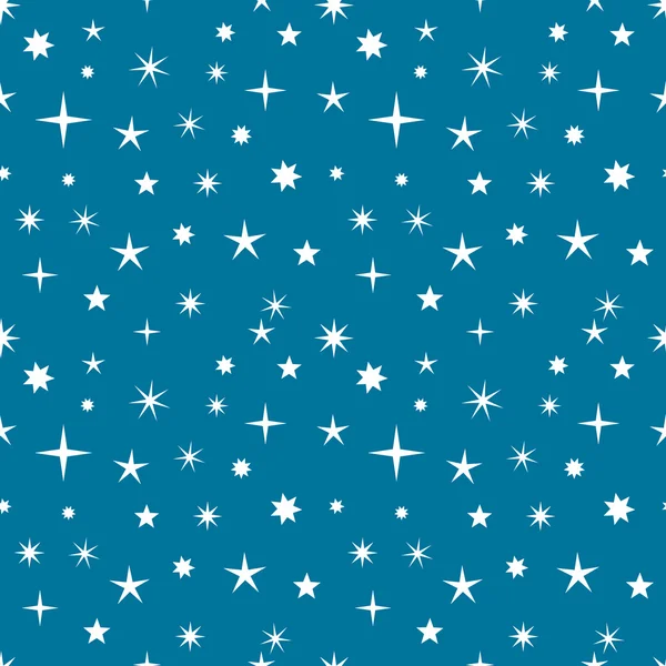 Étoiles motif sans couture — Image vectorielle