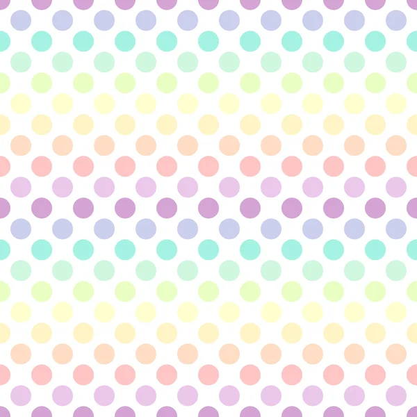 Kleurrijke polka dot patroon — Stockvector