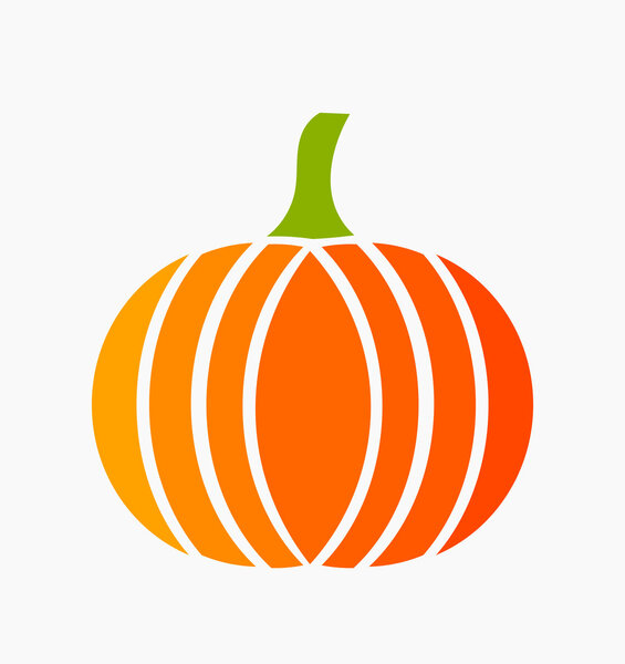 Pumpkin icon vector