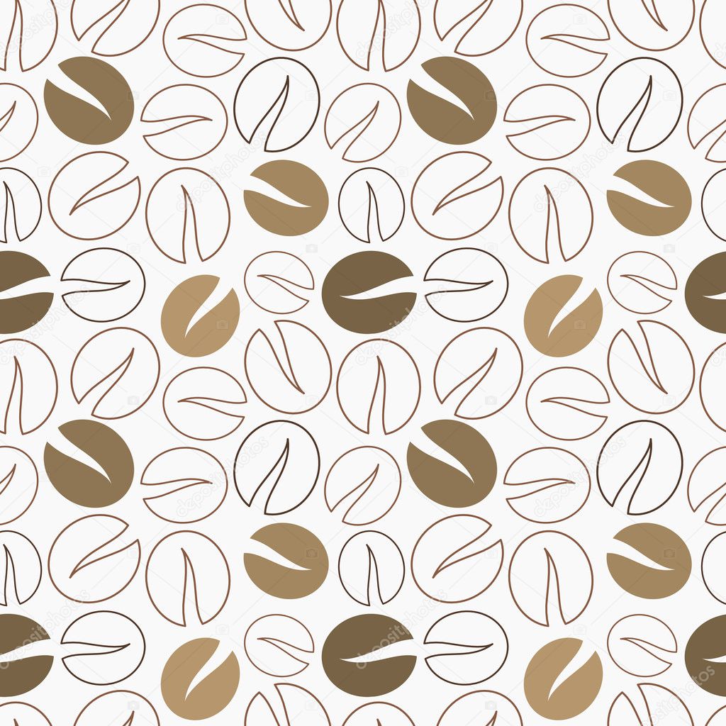 Coffee beans pattern