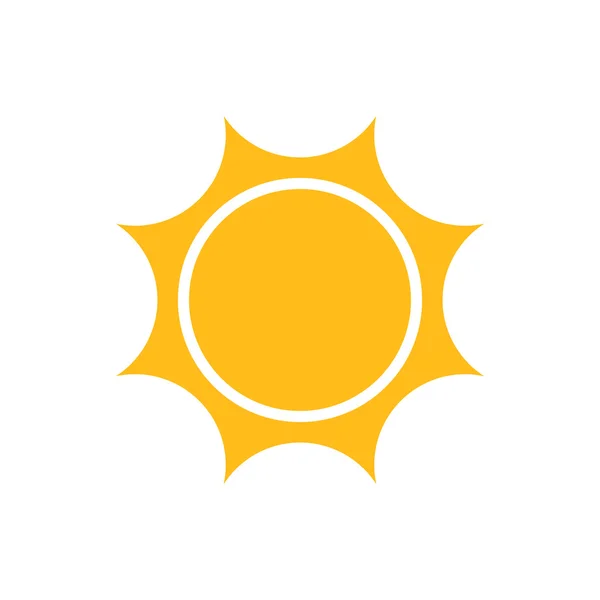 Sun icon vector — Stock Vector