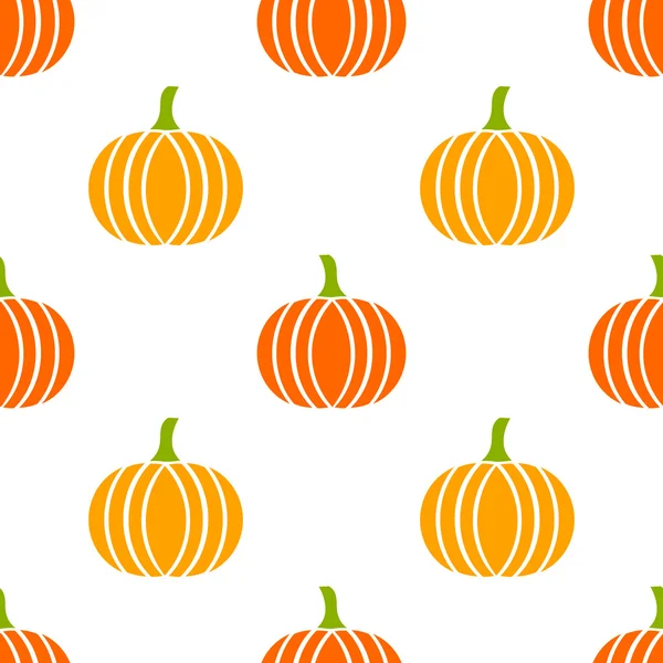 Citrouilles motif sans couture — Image vectorielle