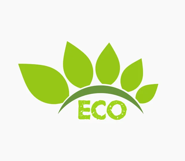 Eco symbol vector — Stock Vector