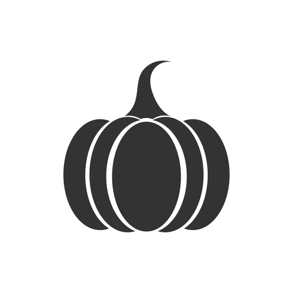 Icono de calabaza. Ilustración vectorial — Vector de stock