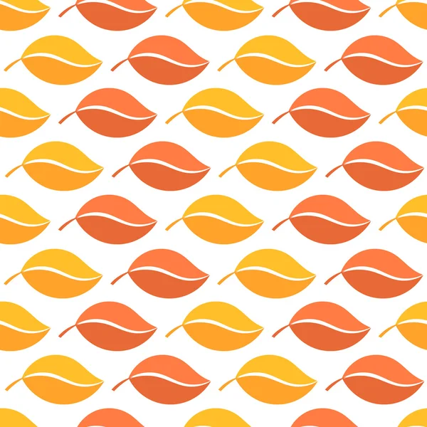 Feuilles d'automne Texture sans couture — Image vectorielle