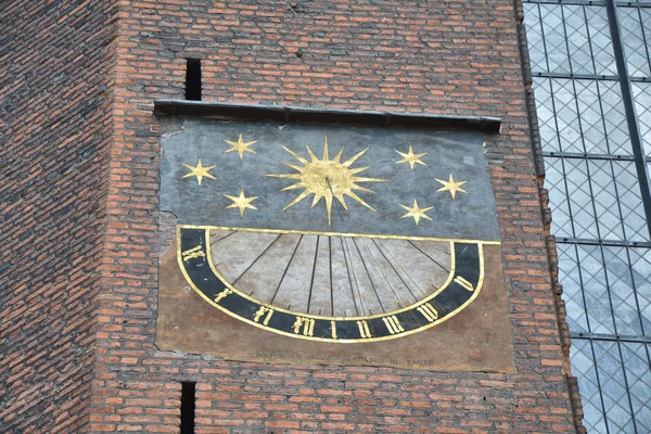 Sun clock in Gdansk — Stock Photo, Image