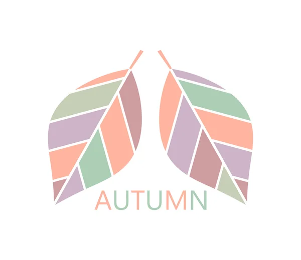 秋天的树叶矢量 — 图库矢量图片