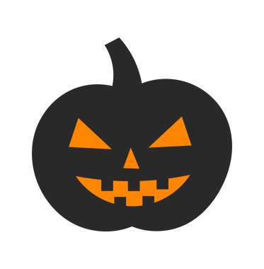 Cadılar Bayramı balkabağı. vektör illüstrasyonu