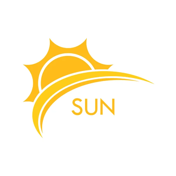 Ilustración del símbolo del sol — Vector de stock