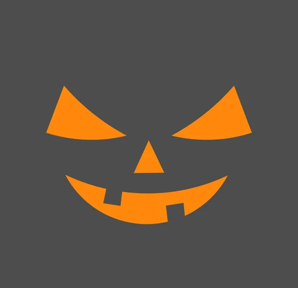 Zucca sorriso di Halloween — Vettoriale Stock