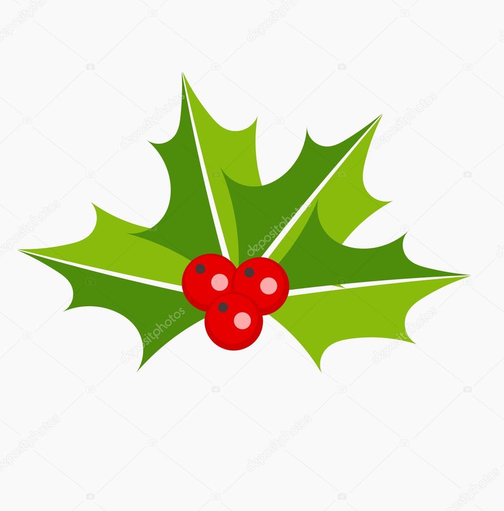 Holly berries icon