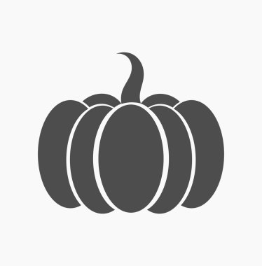 Pumpkin icon vector clipart