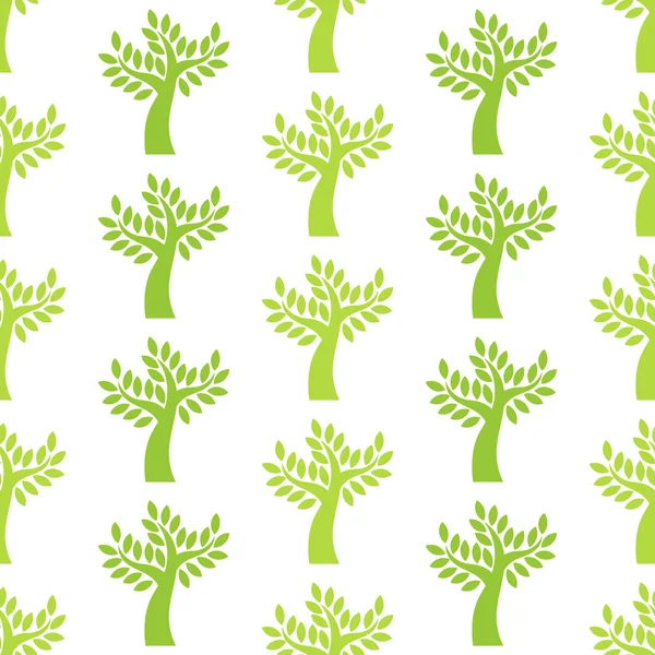 Olive trees pattern — Stockový vektor