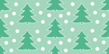 Noel ağaçları desen