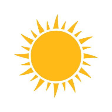 Güneş. vektör çizim