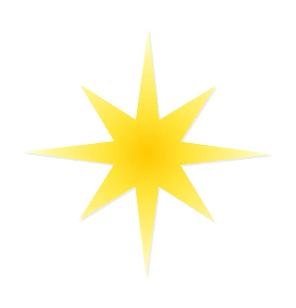 Estrella de Navidad icono — Archivo Imágenes Vectoriales