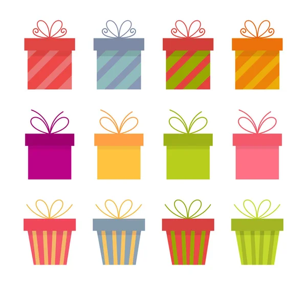 Collection of presents — Stock Vector