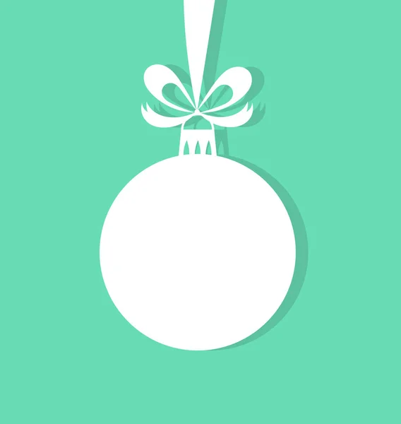 Kerstbal ornament — Stockvector