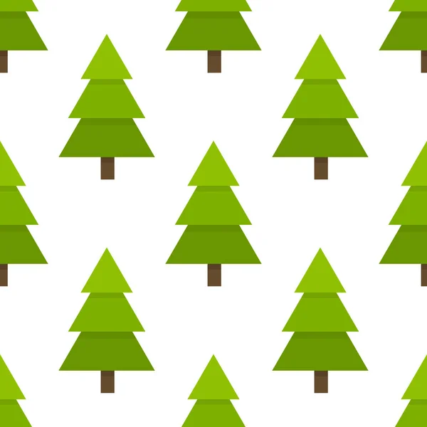 Kerstmis bomen naadloze patroon — Stockvector
