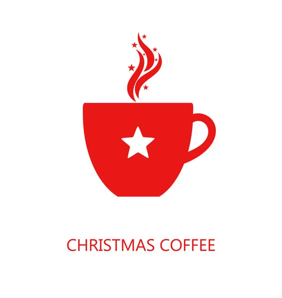 Copo de café de Natal — Vetor de Stock