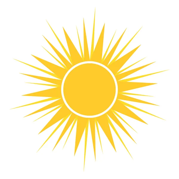 Zon. vectorillustratie — Stockvector