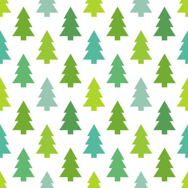 Noel ağaçları seamless modeli