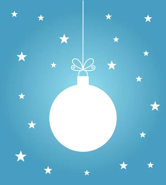 Ornement de boule de Noël — Image vectorielle