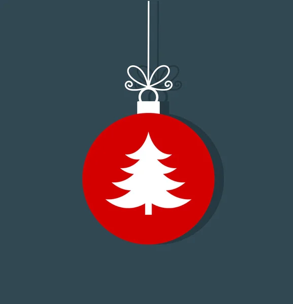 Kerstbal Ornament — Stockvector