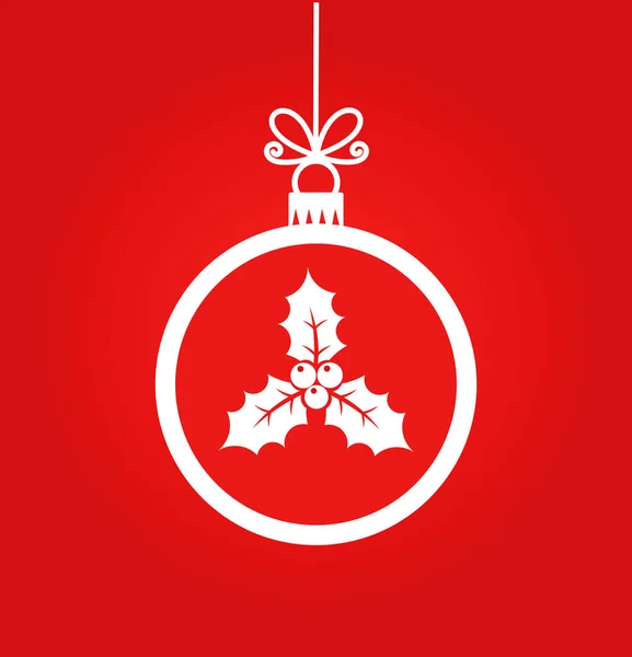 Noel top dekorasyon — Stok Vektör