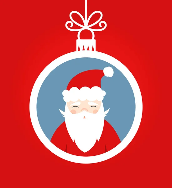 Boże Narodzenie Santa Claus cacko — Wektor stockowy