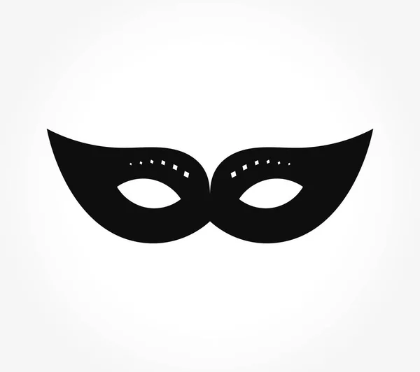 Karnevalová maska ikona — Stockový vektor