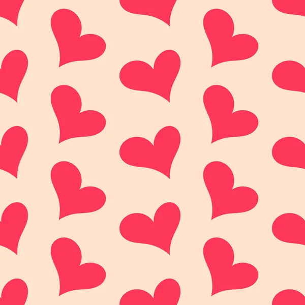 Hearts vector pattern — Stock Vector